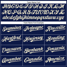 Загрузить изображение в средство просмотра галереи, Custom Navy Cream Authentic Baseball Jersey