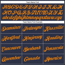 Загрузить изображение в средство просмотра галереи, Custom Navy Bay Orange Performance T-Shirt