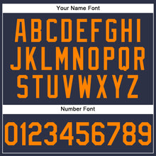 Загрузить изображение в средство просмотра галереи, Custom Navy Bay Orange Performance T-Shirt
