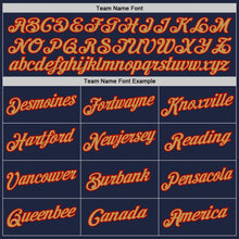 Загрузить изображение в средство просмотра галереи, Custom Navy Old Gold-Red Authentic Throwback Basketball Jersey