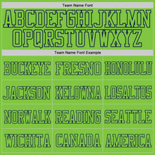 Загрузить изображение в средство просмотра галереи, Custom Neon Green Neon Green-Navy Mesh Authentic Football Jersey