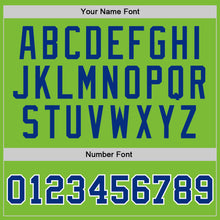 Загрузить изображение в средство просмотра галереи, Custom Neon Green Royal-White Authentic Basketball Jersey