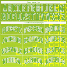 Charger l'image dans la galerie, Custom Neon Green Neon Green-Gold Round Neck Sublimation Basketball Suit Jersey