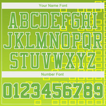 Charger l'image dans la galerie, Custom Neon Green Neon Green-Gold Round Neck Sublimation Basketball Suit Jersey