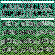 Загрузить изображение в средство просмотра галереи, Custom Neon Green Black-White Round Neck Sublimation Basketball Suit Jersey