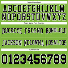 Загрузить изображение в средство просмотра галереи, Custom Stitched Neon Green Black-White Football Pullover Sweatshirt Hoodie