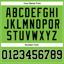 Charger l'image dans la galerie, Custom Neon Green White Pinstripe Black-White Authentic Basketball Jersey