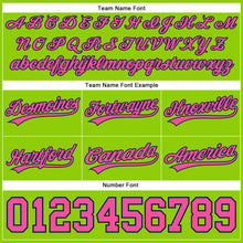 Load image into Gallery viewer, Custom Neon Green Pink-Navy Authentic Basketball Shorts