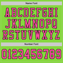 Charger l'image dans la galerie, Custom Neon Green Pink-Black Mesh Authentic Football Jersey