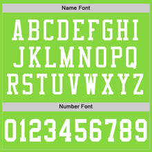 Charger l'image dans la galerie, Custom Neon Green White Mesh Authentic Football Jersey