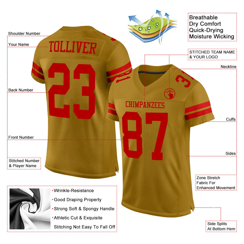 49ers gold inverted jersey
