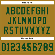 Laden Sie das Bild in den Galerie-Viewer, Custom Old Gold Green Mesh Authentic Football Jersey