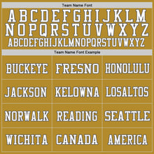 Laden Sie das Bild in den Galerie-Viewer, Custom Old Gold Steel Gray-White Mesh Authentic Football Jersey