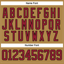 Загрузить изображение в средство просмотра галереи, Custom Old Gold Cardinal-Black Hockey Lace Neck Jersey