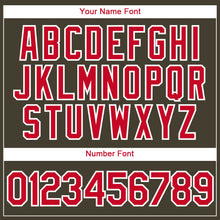 Загрузить изображение в средство просмотра галереи, Custom Olive Red-White Authentic Throwback Salute To Service Basketball Jersey