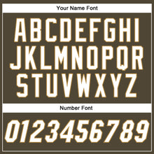 Load image into Gallery viewer, Custom Olive White-Old Gold Authentic Salute To Service Baseball Jersey