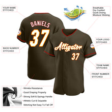 Load image into Gallery viewer, Custom Olive White-Gold Authentic Salute To Service Baseball Jersey