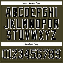 Загрузить изображение в средство просмотра галереи, Custom Olive Black-White Authentic Sleeveless Salute To Service Baseball Jersey