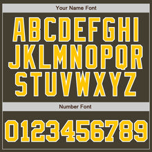 Load image into Gallery viewer, Custom Olive Gold-White Authentic Throwback Salute To Service Basketball Jersey