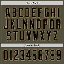 Laden Sie das Bild in den Galerie-Viewer, Custom Olive Black-Old Gold Salute To Service Hockey Jersey