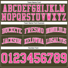 Загрузить изображение в средство просмотра галереи, Custom Olive Pink-White Authentic Throwback Salute To Service Basketball Shorts