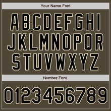 Load image into Gallery viewer, Custom Olive Black-Cream Authentic Salute To Service Baseball Jersey