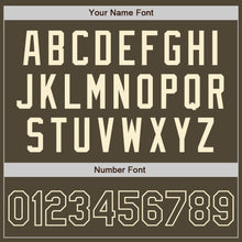 Load image into Gallery viewer, Custom Olive Olive-Cream Authentic Salute To Service Baseball Jersey