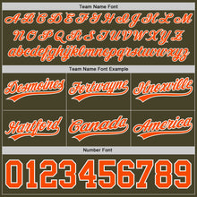 Загрузить изображение в средство просмотра галереи, Custom Olive Orange-White Authentic Throwback Salute To Service Basketball Shorts