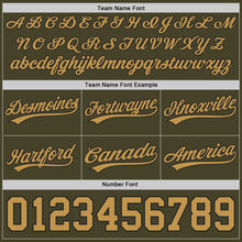 Charger l'image dans la galerie, Custom Olive Old Gold-Black Authentic Throwback Salute To Service Basketball Shorts