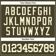 Загрузить изображение в средство просмотра галереи, Custom Olive Cream Authentic Salute To Service Baseball Jersey