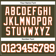 Charger l'image dans la galerie, Custom Olive White-Orange Authentic Salute To Service Baseball Jersey