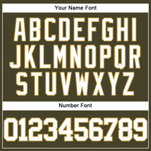 Charger l'image dans la galerie, Custom Olive White-Old Gold Authentic Salute To Service Baseball Jersey