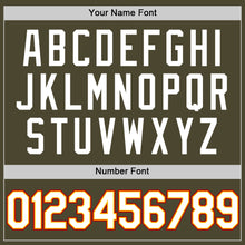 Charger l'image dans la galerie, Custom Olive Gold-Red Authentic Throwback Salute To Service Baseball Jersey