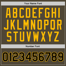 Загрузить изображение в средство просмотра галереи, Custom Olive Black-Gold Authentic Throwback Salute To Service Basketball Jersey