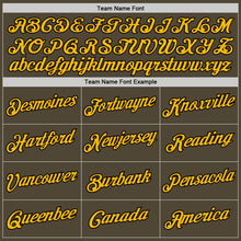 Загрузить изображение в средство просмотра галереи, Custom Olive Black-Gold Authentic Throwback Salute To Service Basketball Jersey