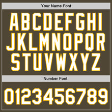 Загрузить изображение в средство просмотра галереи, Custom Olive White-Gold Authentic Throwback Salute To Service Basketball Jersey