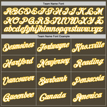 Загрузить изображение в средство просмотра галереи, Custom Olive White-Gold Authentic Throwback Salute To Service Basketball Jersey