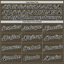 Загрузить изображение в средство просмотра галереи, Custom Olive Black-White Authentic Throwback Salute To Service Basketball Jersey