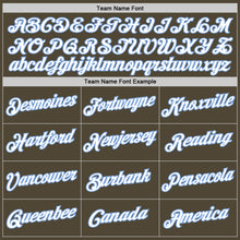 Загрузить изображение в средство просмотра галереи, Custom Olive White-Light Blue Authentic Throwback Salute To Service Basketball Jersey