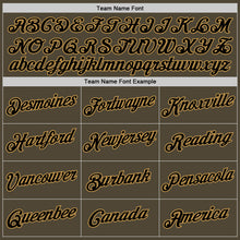 Загрузить изображение в средство просмотра галереи, Custom Olive Black-Old Gold Authentic Throwback Salute To Service Basketball Jersey