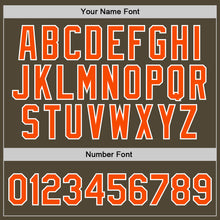 Загрузить изображение в средство просмотра галереи, Custom Olive Orange-White Authentic Throwback Salute To Service Basketball Jersey