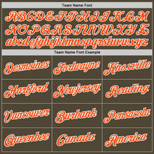 Загрузить изображение в средство просмотра галереи, Custom Olive Orange-White Authentic Throwback Salute To Service Basketball Jersey