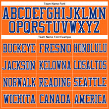 Charger l'image dans la galerie, Custom Orange Royal-White Mesh Authentic Football Jersey