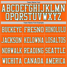 Laden Sie das Bild in den Galerie-Viewer, Custom Orange White-Green Mesh Authentic Football Jersey