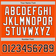 Загрузить изображение в средство просмотра галереи, Custom Orange White Pinstripe Brown-White Authentic Baseball Jersey