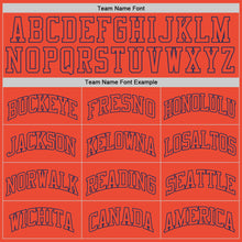 Charger l'image dans la galerie, Custom Orange Orange-Navy Authentic Throwback Basketball Jersey