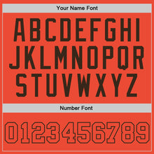 Charger l'image dans la galerie, Custom Orange Orange-Brown Authentic Throwback Basketball Jersey