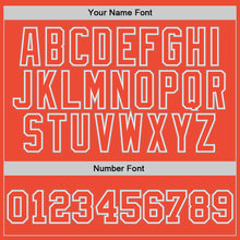 Charger l'image dans la galerie, Custom Orange Orange-Gray Authentic Throwback Basketball Jersey