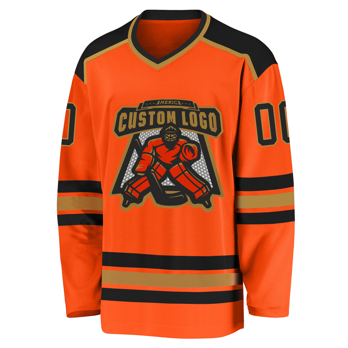 Cheap Custom Gray Black-Gold Hockey Jersey Free Shipping – CustomJerseysPro