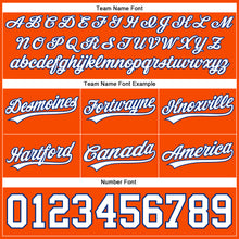 Laden Sie das Bild in den Galerie-Viewer, Custom Orange White-Royal Authentic Basketball Shorts